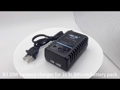 20W 7.4v 11.1v شاحن توازن بطارية ليثيوم أيون