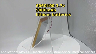 بطاريات الطاقة 6060100 3.7 فولت 5000 مللي أمبير خلايا بطارية ليثيوم أيون