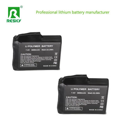 شراء قفازات ساخنة بطارية لي بوليمر قابلة لإعادة الشحن 3.7 فولت 4000mAh online manufacture
