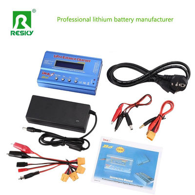 شراء شاحن توازن البطارية الرقمي LCD السريع RC IMAXB6 80W 6A للبطارية الليثيوم RC online manufacture
