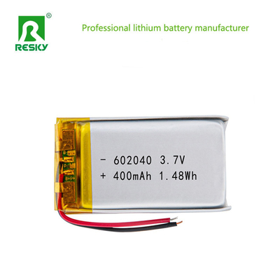 شراء خلية بطارية ليثيوم بوليمر قابلة لإعادة الشحن 602040 400mAh 450mAh 3.7V بطارية ليبو للطاقة تصنيع عبر الإنترنت