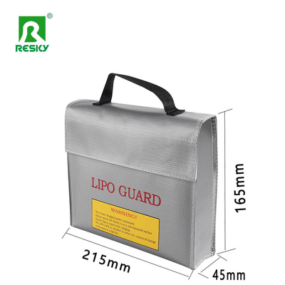 شراء مضاد للنار مضاد للماء مضاد للانفجار حقيبة آمنة بطارية Rc Lipo مع سحاب 45x165x215mm تصنيع عبر الإنترنت