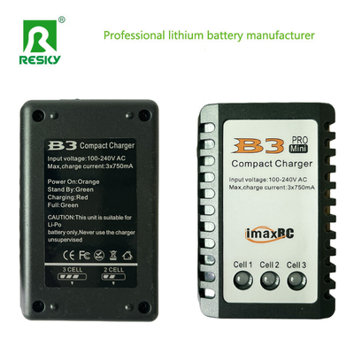 شراء RC IMAXB3 8W شاحن التوازن ل 7.4V 11.1V 2s 3s 750mA بطاريات البوليمر الليثيوم قابلة لإعادة الشحن تصنيع عبر الإنترنت