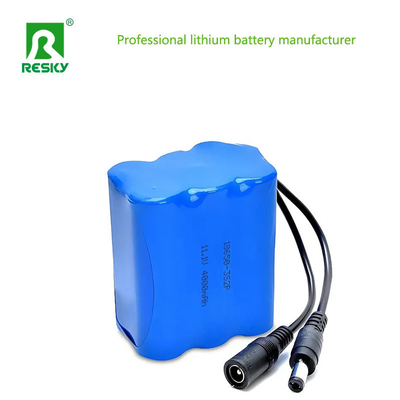 شراء بطارية ليتيم أيون 11.1 فولت 4000mAh 5200mAh 18650 44.4wh بطاريات ليتيم أيون لأجهزة التجميل تصنيع عبر الإنترنت