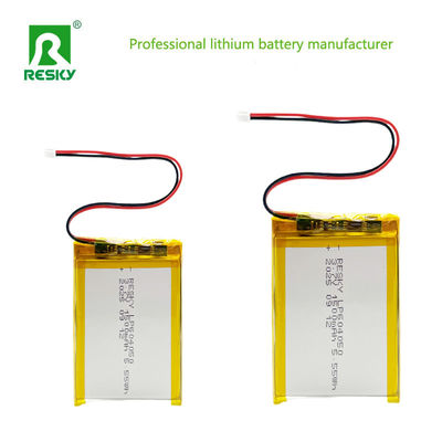 شراء Lithium Polymer Battery Cell 604050 3.7v 1500mAh 5.55wh Bluetooth Speaker Rechargeable Batteries تصنيع عبر الإنترنت
