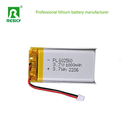 شراء بطاريات ليبو للطاقة LP602560 3.7v 4.2v 1000mAh 3.7wh بطارية البوليمر الليثيومية للأقفال الذكية تصنيع عبر الإنترنت