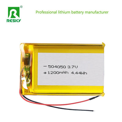 شراء بطاريات ليثيوم أيون قابلة لإعادة الشحن 504050 3.7v 1200mAh 4.44wh بطاريات الليثيوم لحقن الأساور الذكية تصنيع عبر الإنترنت