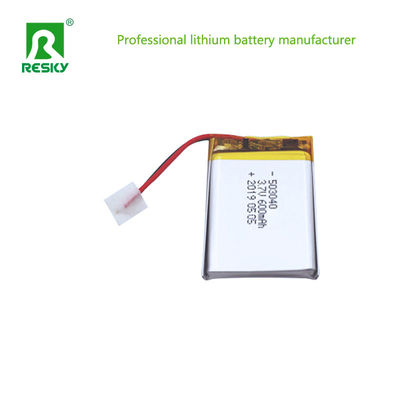 طاقة بطارية الليثيوم البوليمر الخلية 503040 600mAh 3.7V للساعة الذكية