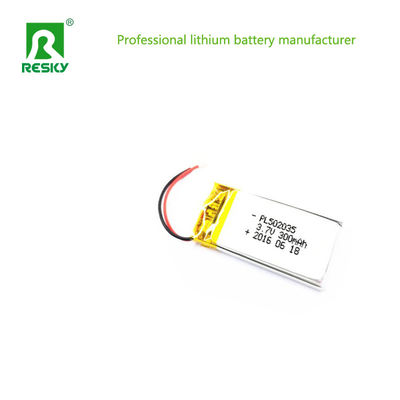 بطارية الليثيوم البوليمر القابلة لإعادة الشحن 602035 3.7 فولت 400mAh لوحة مفاتيح بلوتوث عالمية