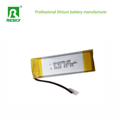 بطارية ليبو مخصصة 602055 3.7V 2P 600mAh 1200mAh للأجهزة الطبية