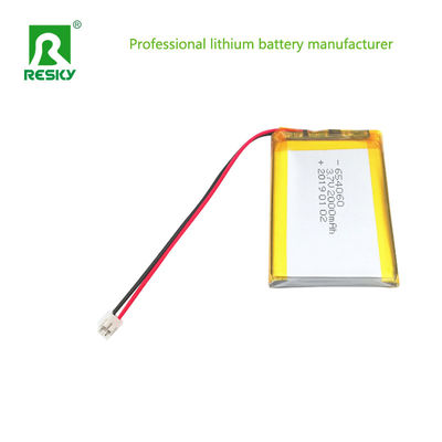 بطارية الليثيوم البوليمرية الشمسية 3.7 فولت 604060 654060 بطاريات 2000mAh لأجهزة التبادل المحمولة