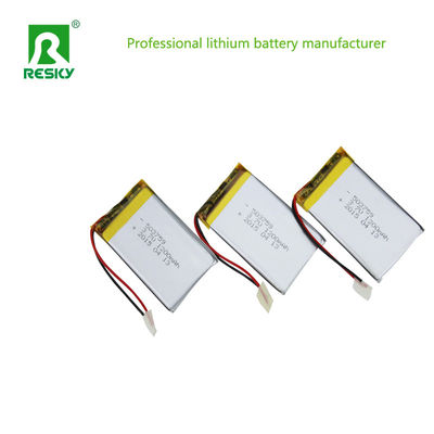 بطارية الليثيوم البوليمر القابلة لإعادة الشحن 503759 3.7 فولت 1200mAh لمدرّب الكلاب