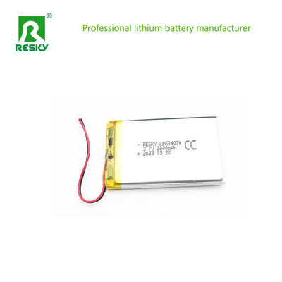 بطارية الليثيوم البوليمر 604070 2000mAh 3.7V 7.4wh للاعب الوسائط المحمول