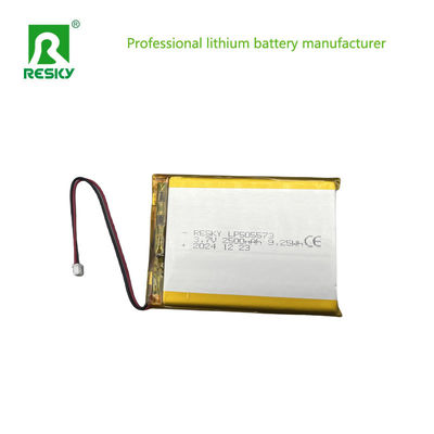 505573 خلية بوليمر ليتيم أيون 2500mAh 3.7V 7.4V للأجهزة الطبية
