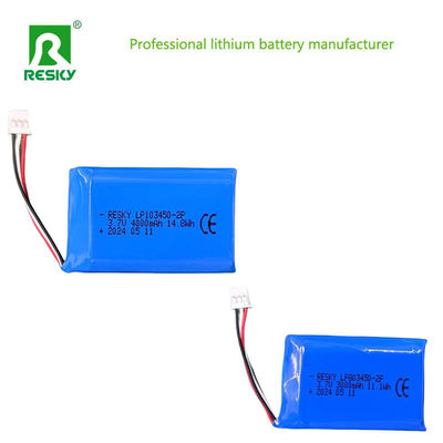 بطارية الليثيوم البوليمر المسطحة 803450 2p 3.7V 1500mAh 3000mAh بطاريات الطاقة