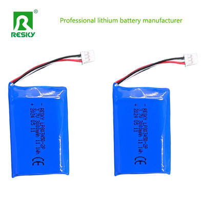 الخلية البوليمرية ليبو لي القابلة لإعادة الشحن 803450 3.7 فولت 1500mAh 5.5wh