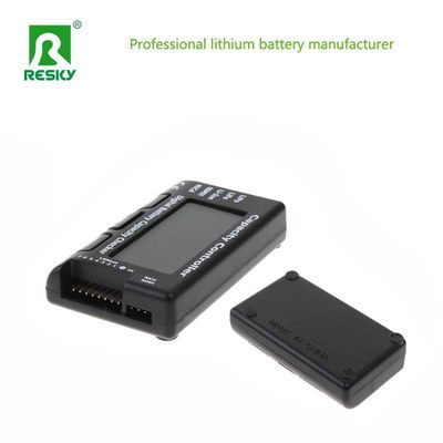 مقياس خلايا RC 7 فحص السعة للبطارية الليبو / الحياة / الليثيوم أيون / NiCd / NiMH