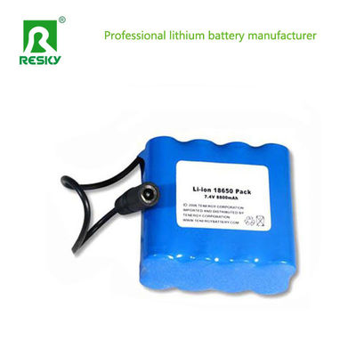 بطارية الطوارئ الخفيفة لليتيوم آيون 18650 4s2p 14.8V 4400mAh