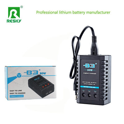 شاحن ريكسي باتري إماكسب3 1600mA 20W لـ 2s 3s 7.4V 11.1V RC بطارية طائرة بدون طيار