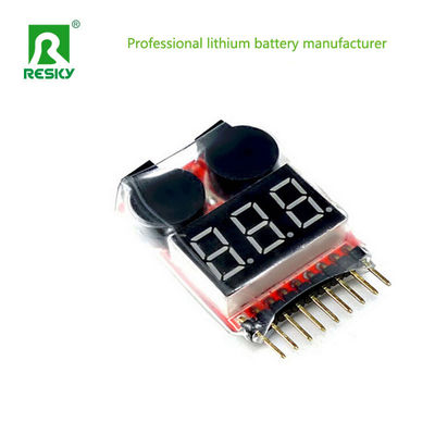 RC 2s-8s Lipo / Li-ion / LiFePO4 اختبار الجهد البطارية الجهد المنخفض