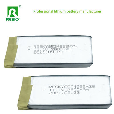 853496 RC بطارية ليبو 7.4 فولت 11.1 فولت 2200mAh بطاريات البوليمر الليثيوم 25c