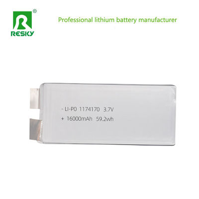 خلية الليثيوم RC 1174170 10874170 3.7v 16000mAh 10C RC طائرة بدون طيار بطارية ليثيوم أيون