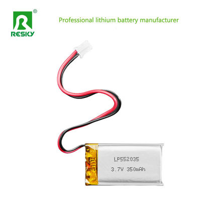خلية بطارية ليثيوم أيون 502035 3.7v 350mAh بطارية ليبو الشمسية القابلة لإعادة الشحن