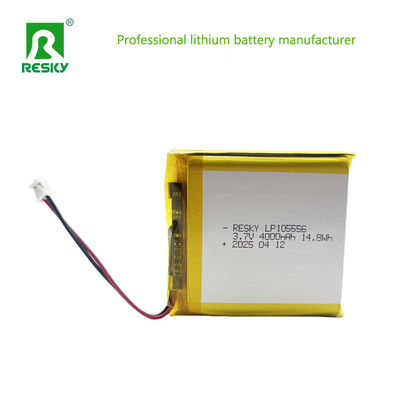 خلية ليثيوم أيون 105556 3.7v 4000mAh 14.8wh بطارية ليثيوم أيون بوليمر قابلة لإعادة الشحن