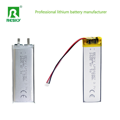 بطارية الليثيوم ليبو قابلة لإعادة الشحن 502067 3.7V 700mAh خلية الليثيوم لأجهزة الجمال المحمولة
