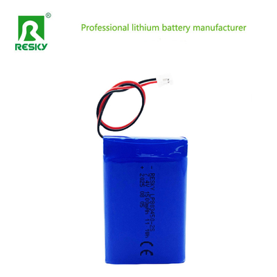 حزمة بطارية ليثيوم بوليمر للطاقة 803450 2S 7.4V 1500mAh 11.1wh خلية ليثيوم أيون قابلة لإعادة الشحن